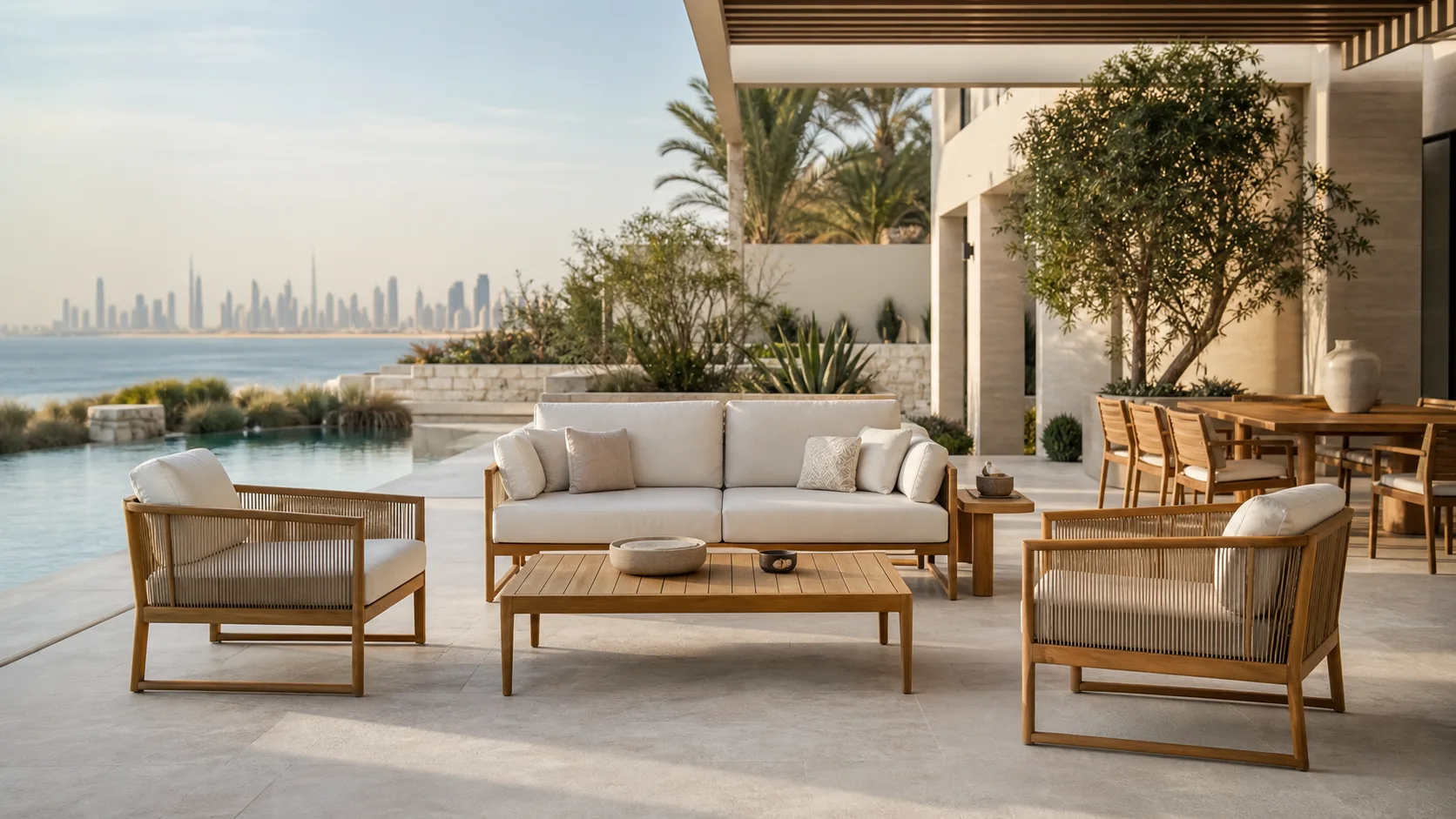 Teak Furniture for the UAE Climate: Heat, Humidity & Care