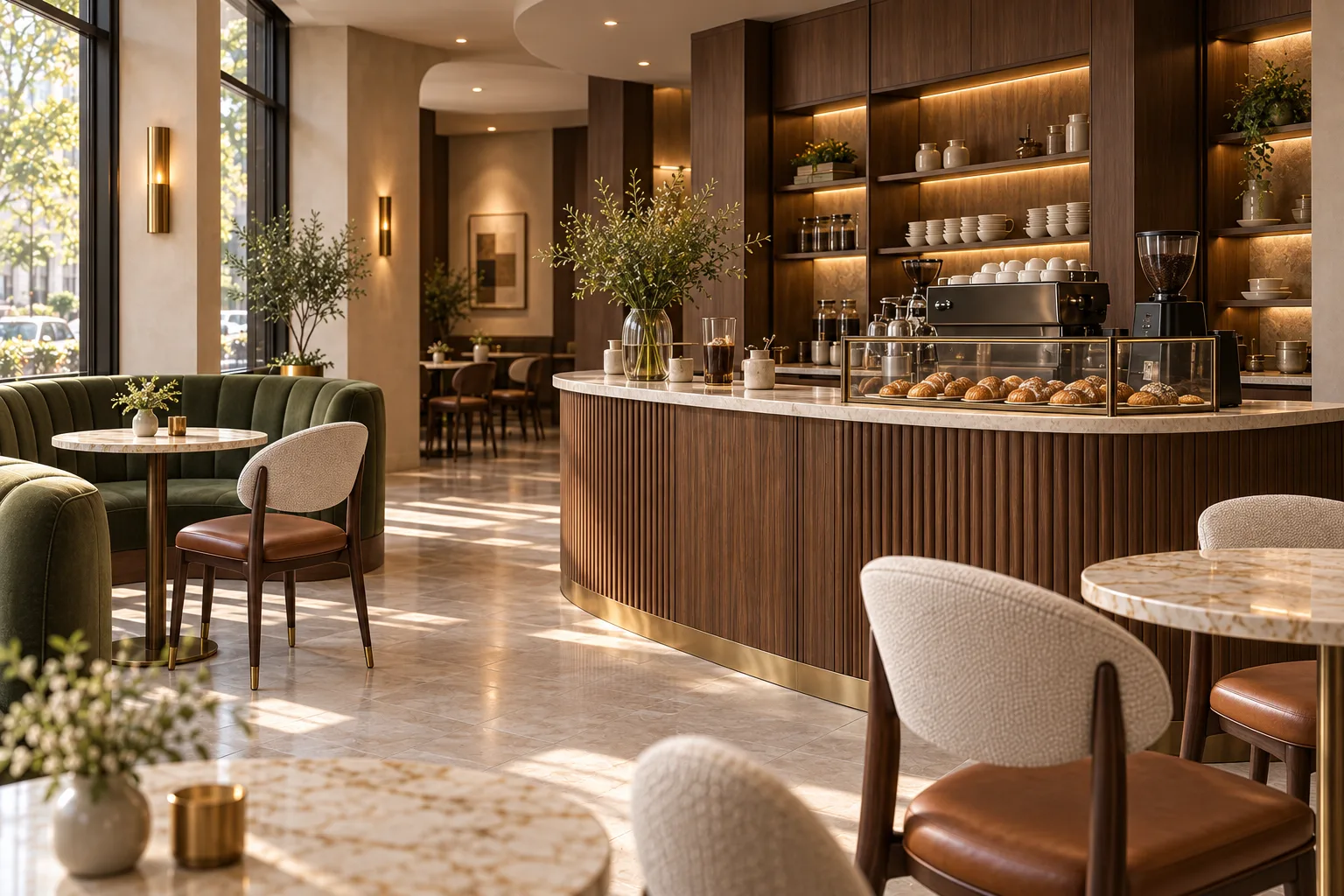 Café & Coffee Shop Furniture - Counter & Collection Joinery