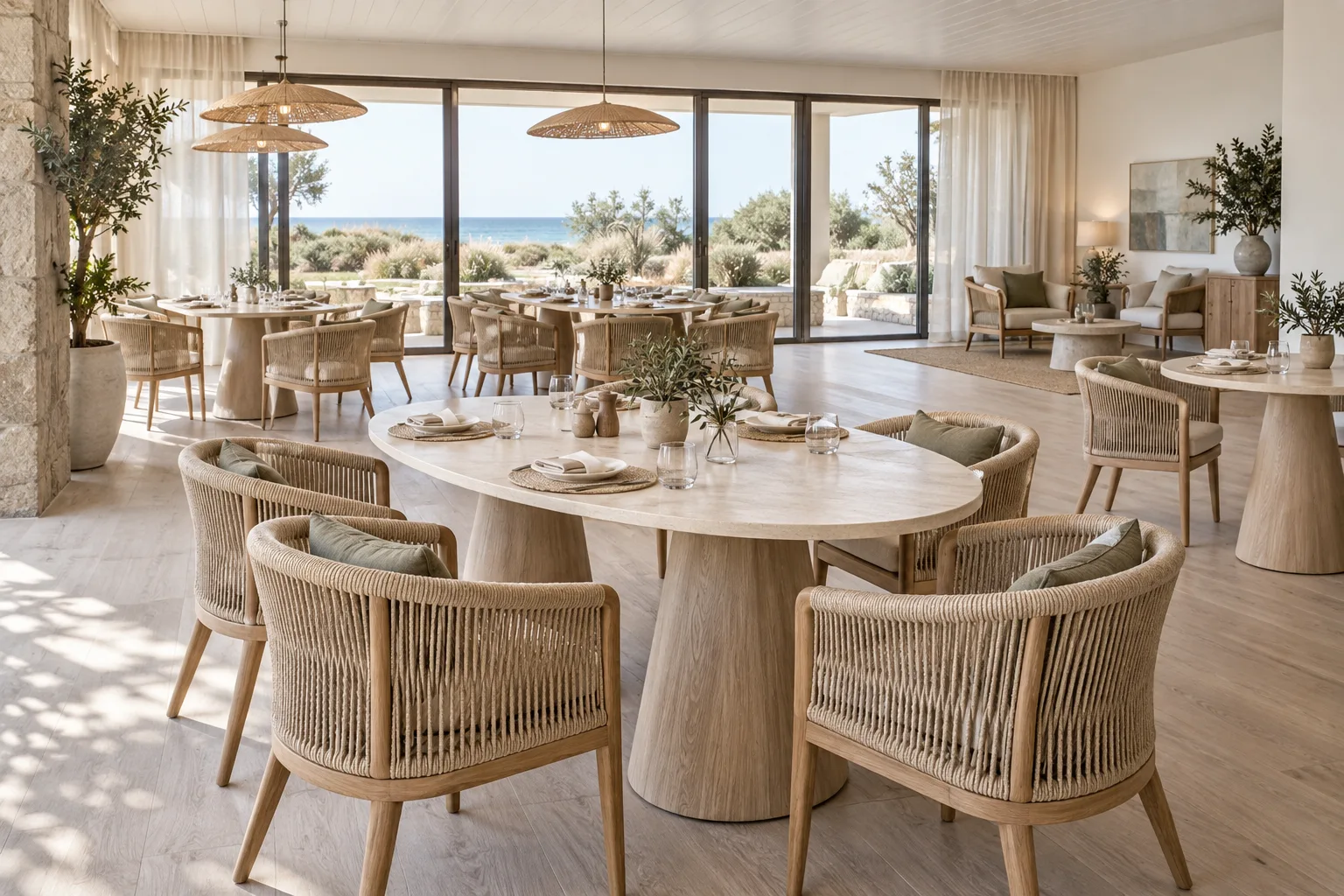 Coastal Dining furniture concept interior