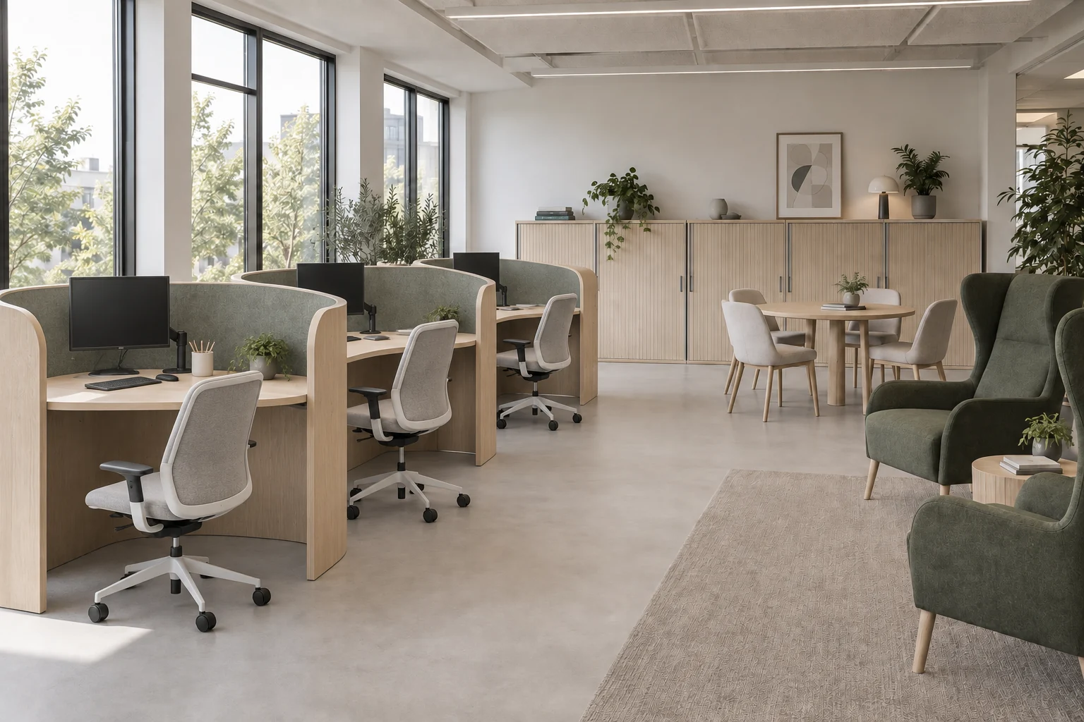 Quiet Minimal furniture concept interior