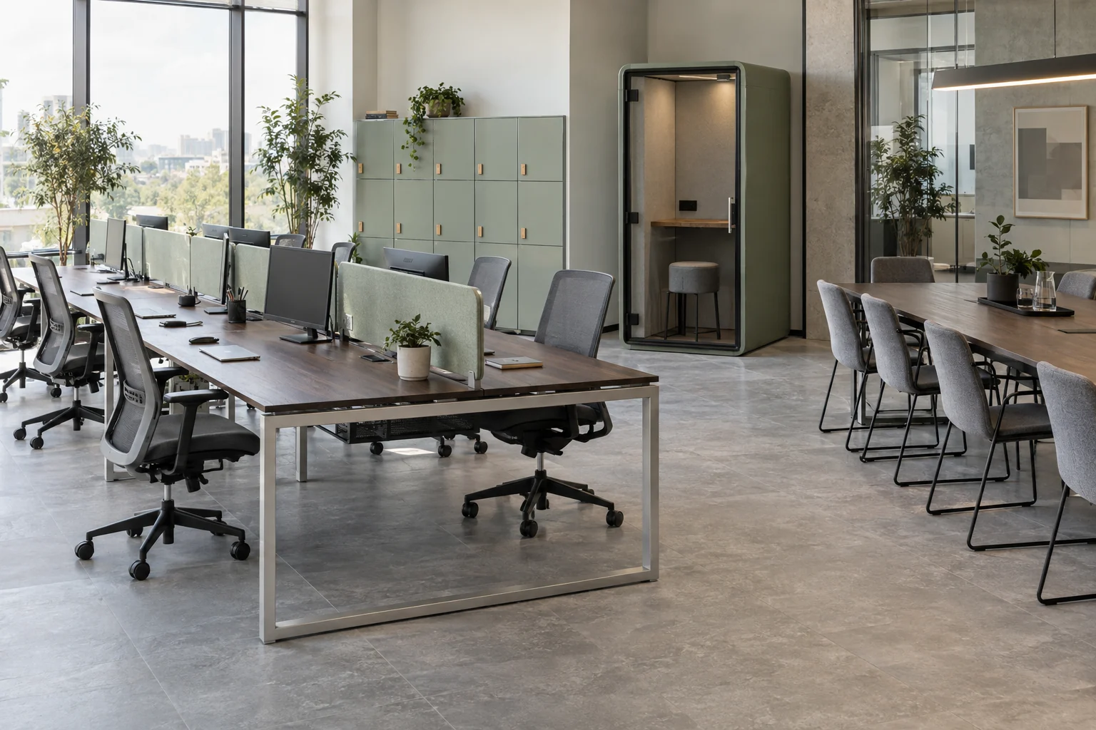 Shared Office Furniture Planning: Desks, Calls & Storage