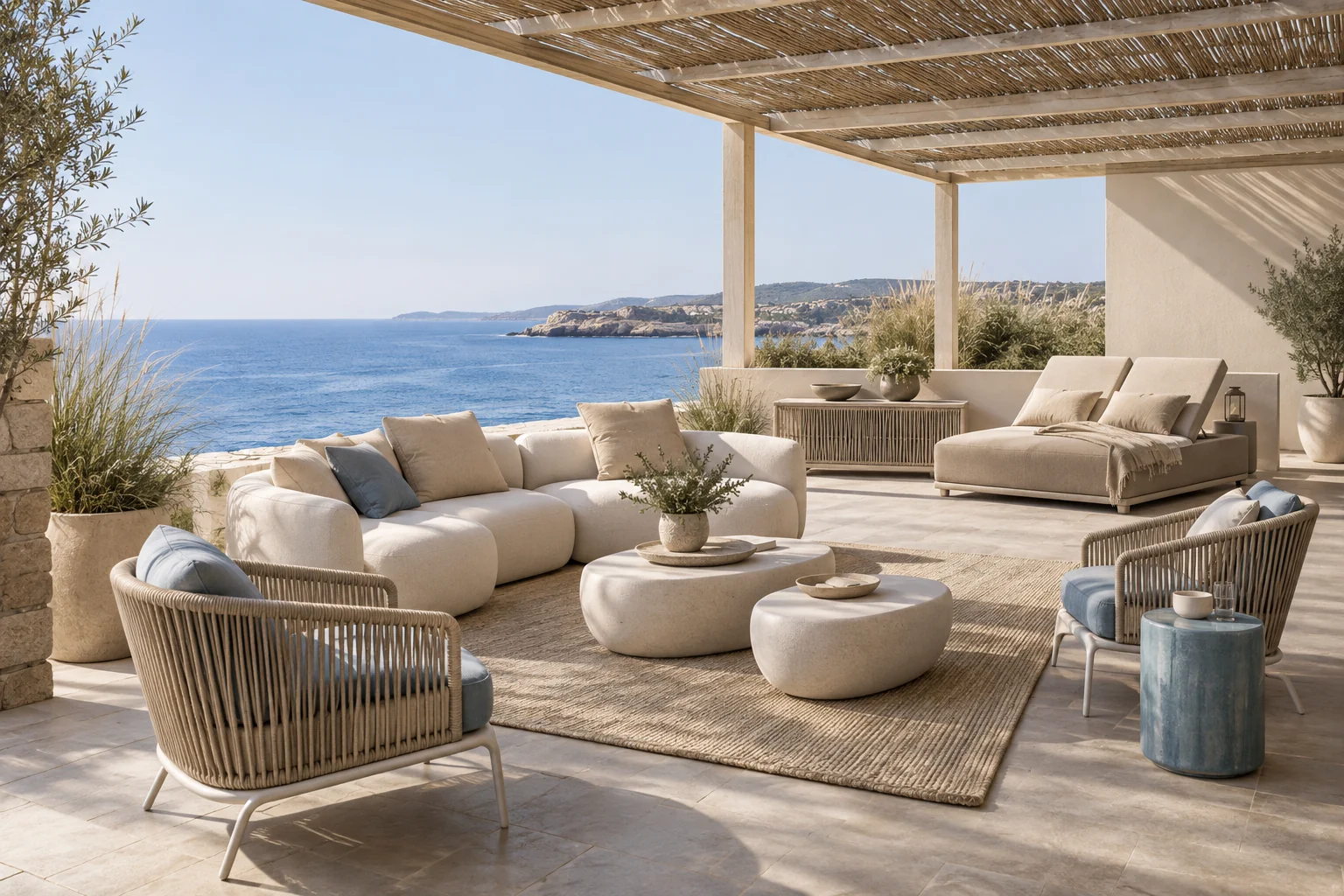 Soft Coastal furniture concept exterior