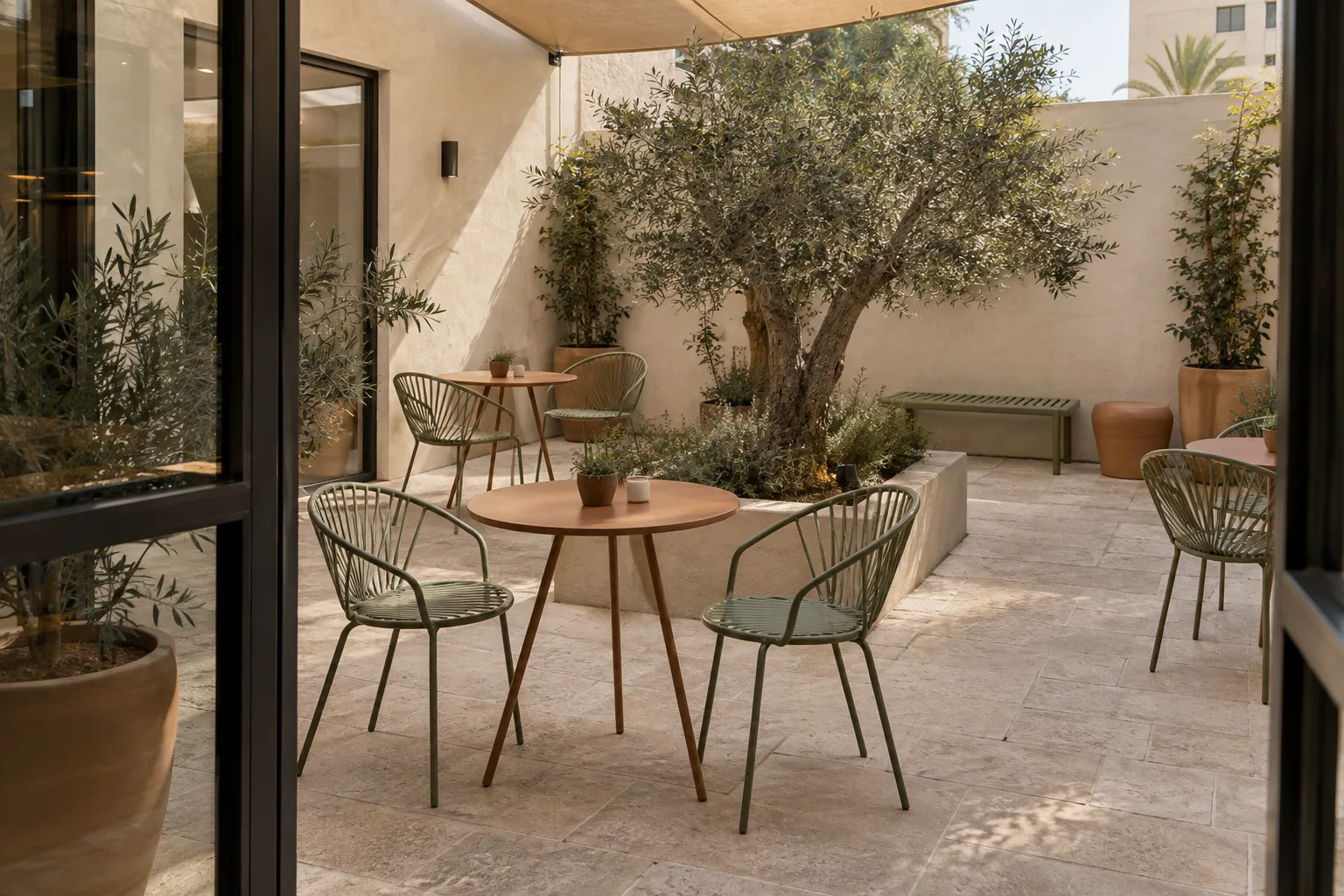 Terracotta Café furniture concept interior