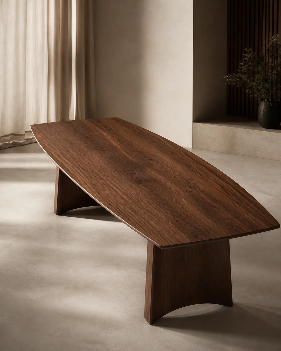 American Walnut Solid Wood applied to its dedicated furniture product