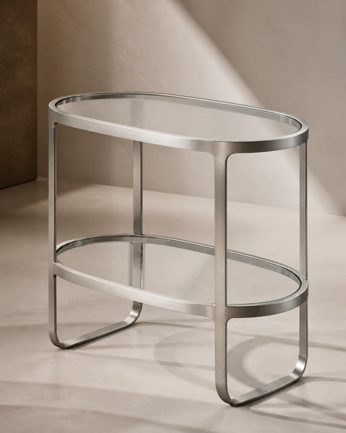Brushed Nickel Furniture Finish applied to its dedicated furniture product