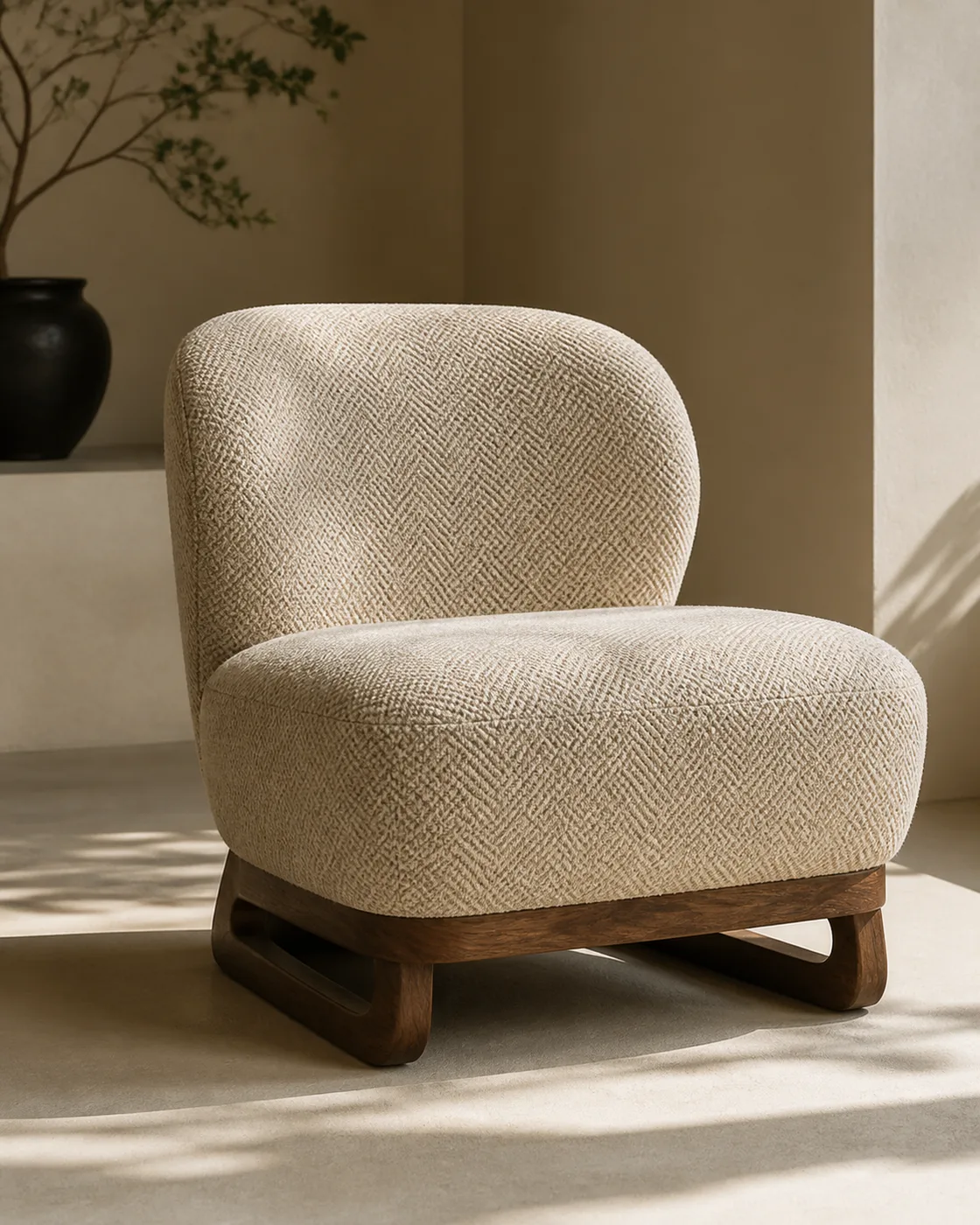 Casamance Reve de Burchell Woven applied to its dedicated furniture product