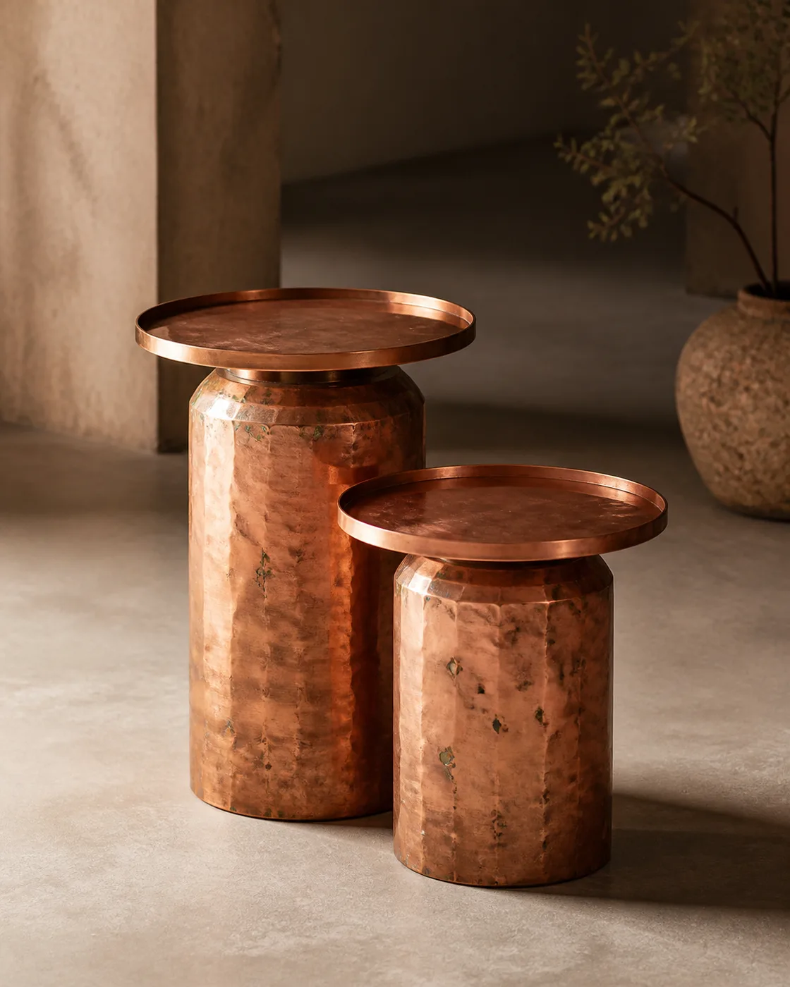 Copper Furniture Finish applied to its dedicated furniture product