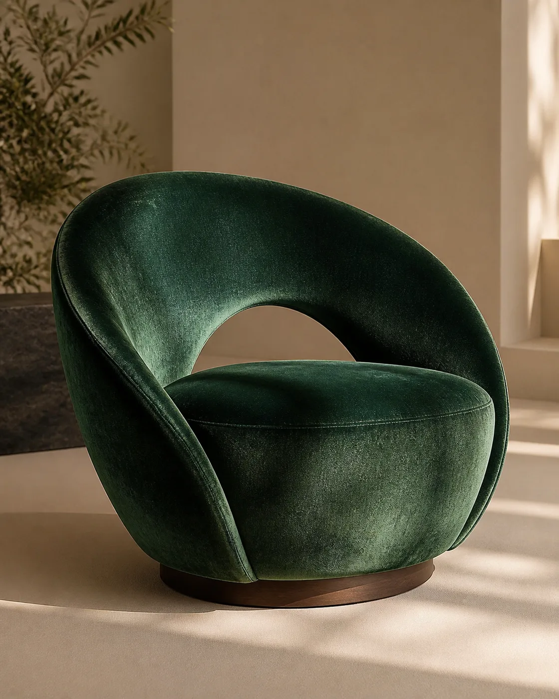 Osborne & Little Ariadne Velvet applied to its dedicated furniture product