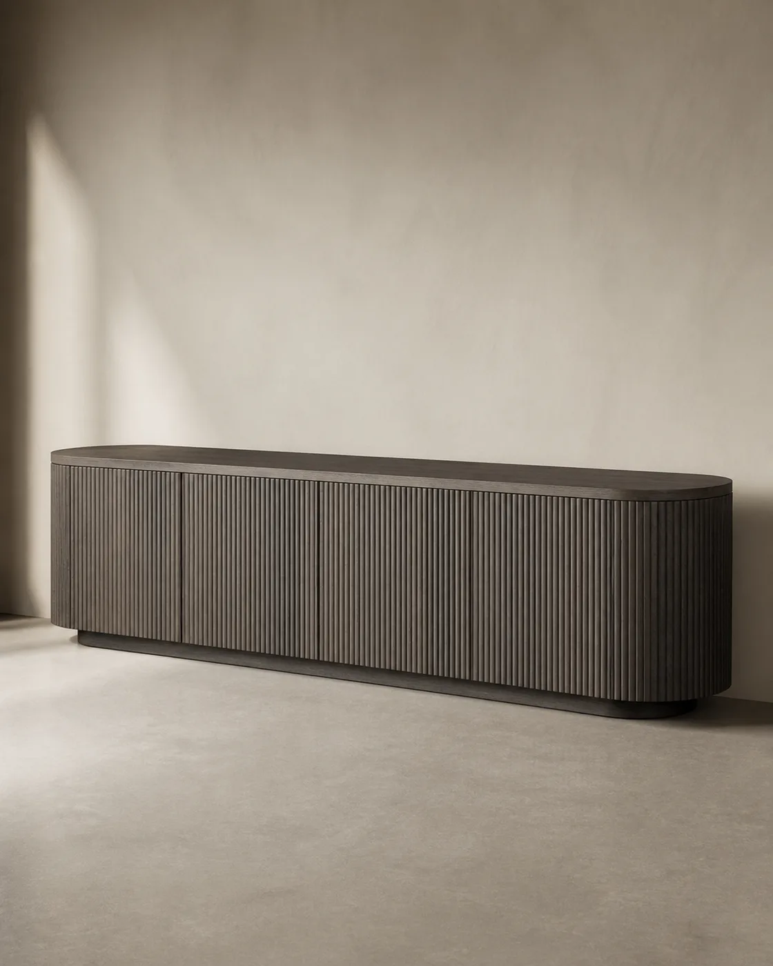 Smoked Oak Wood Finish applied to its dedicated furniture product