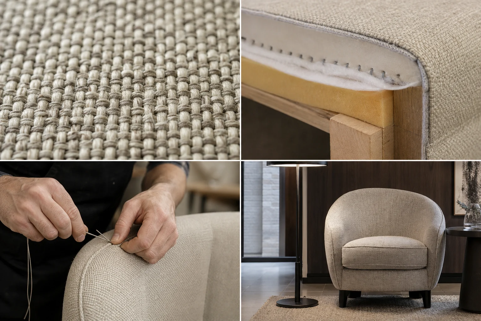 Fabrics & Upholstery — Application view: completed contract chair