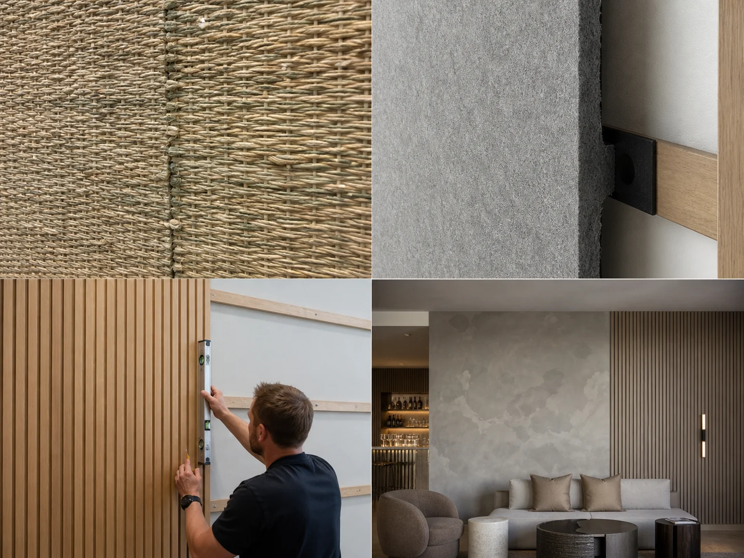 Wall Coverings — Application view: completed coordinated wall system