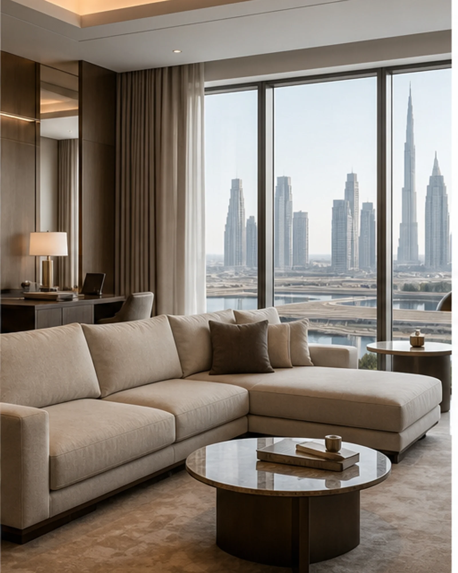 Modular Suite Sectional in context - hotel suites, branded residences, executive apartments