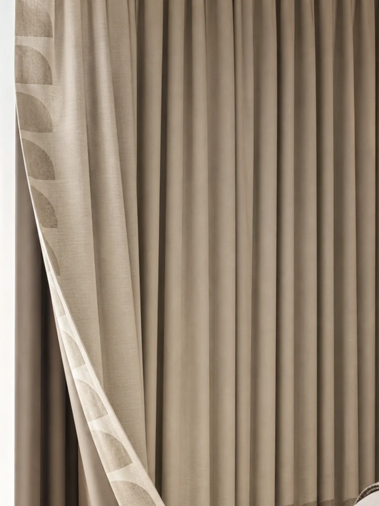 Ivory Arc Blackout Set textile and construction detail