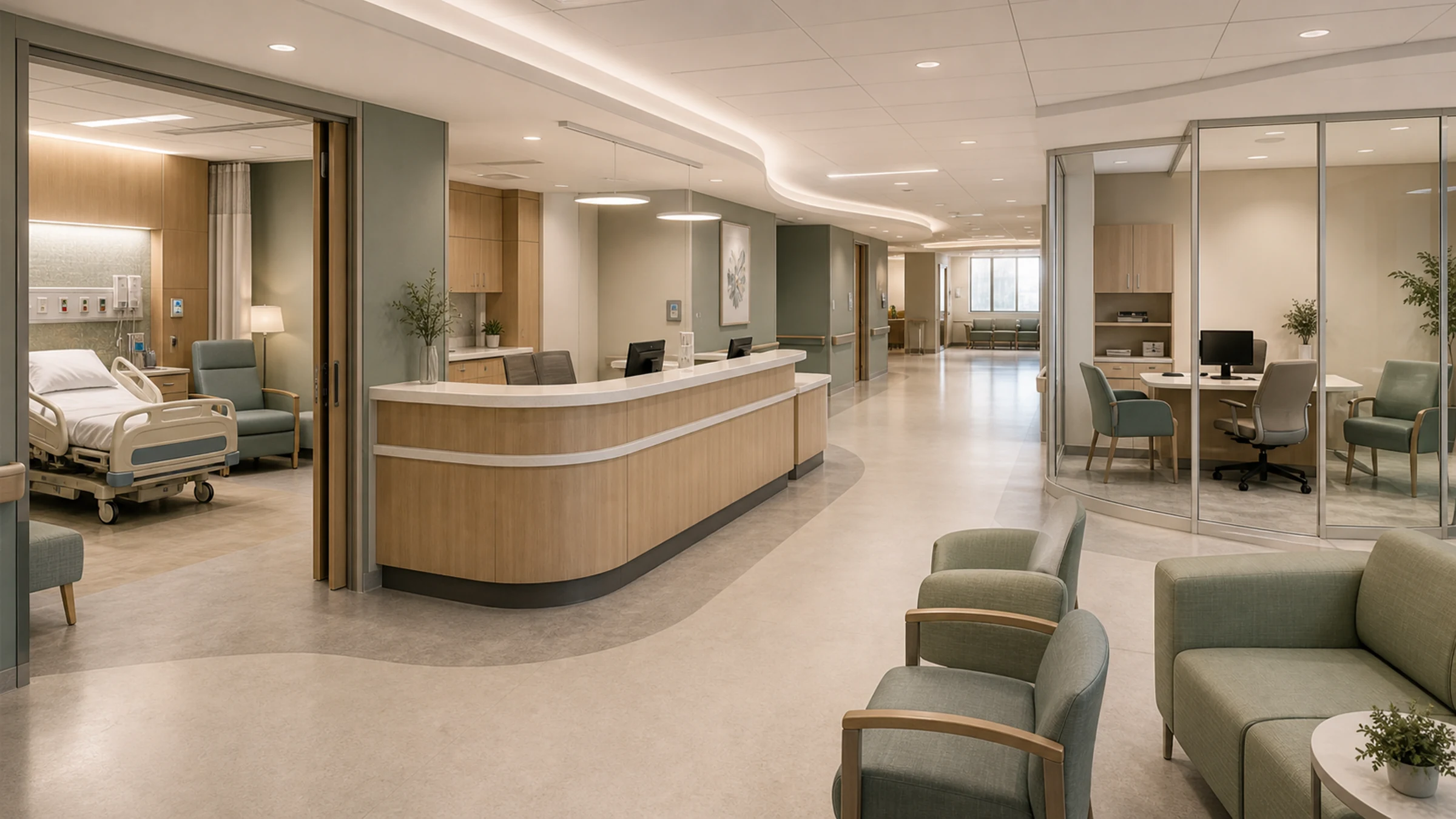 Hospital Furniture Supplier in the UAE: Waiting Areas, Reception, Staff Offices, and Healthcare Public Zones
