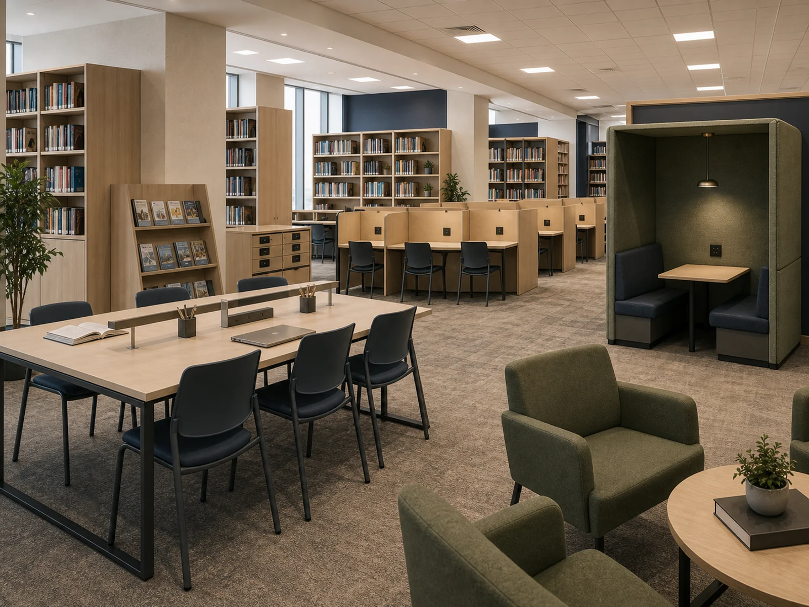 Education Furniture - Libraries & Study Areas