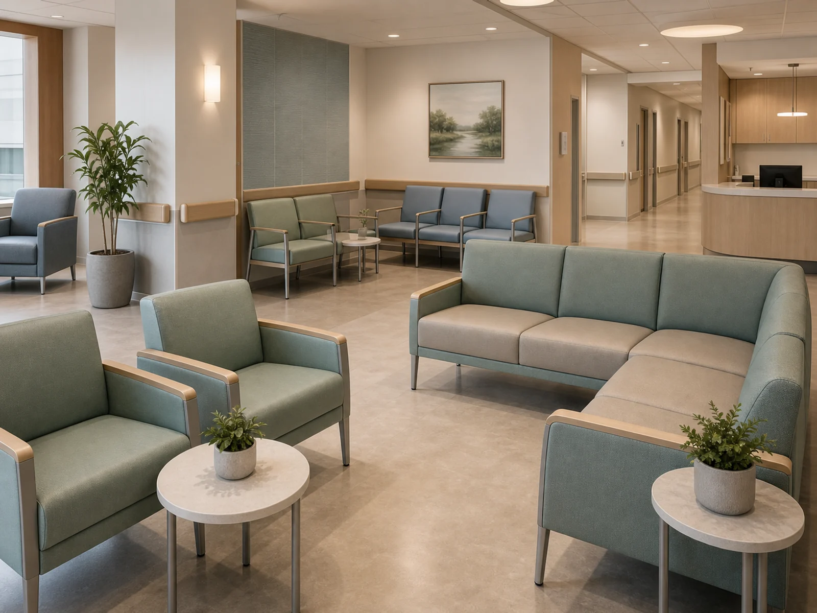 Hospital Furniture - Waiting Lounge Seating
