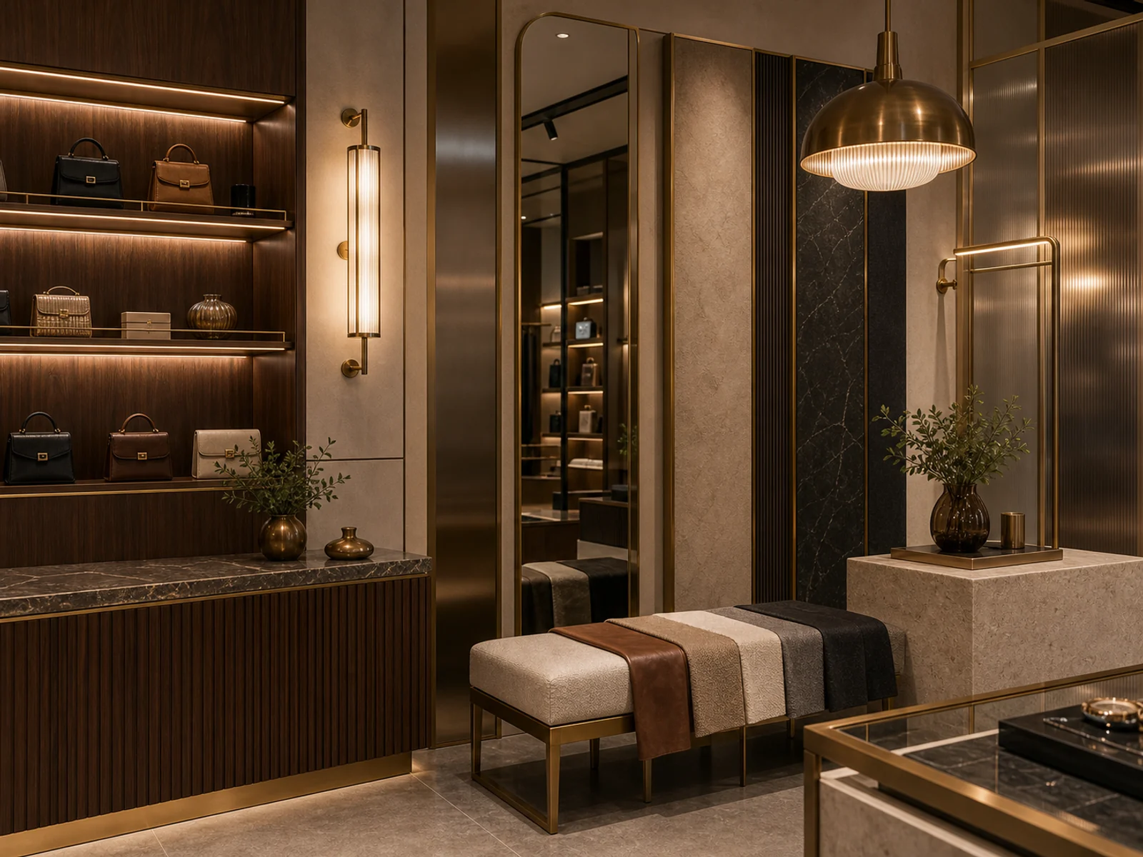 Retail Furniture - Lighting & Finishes
