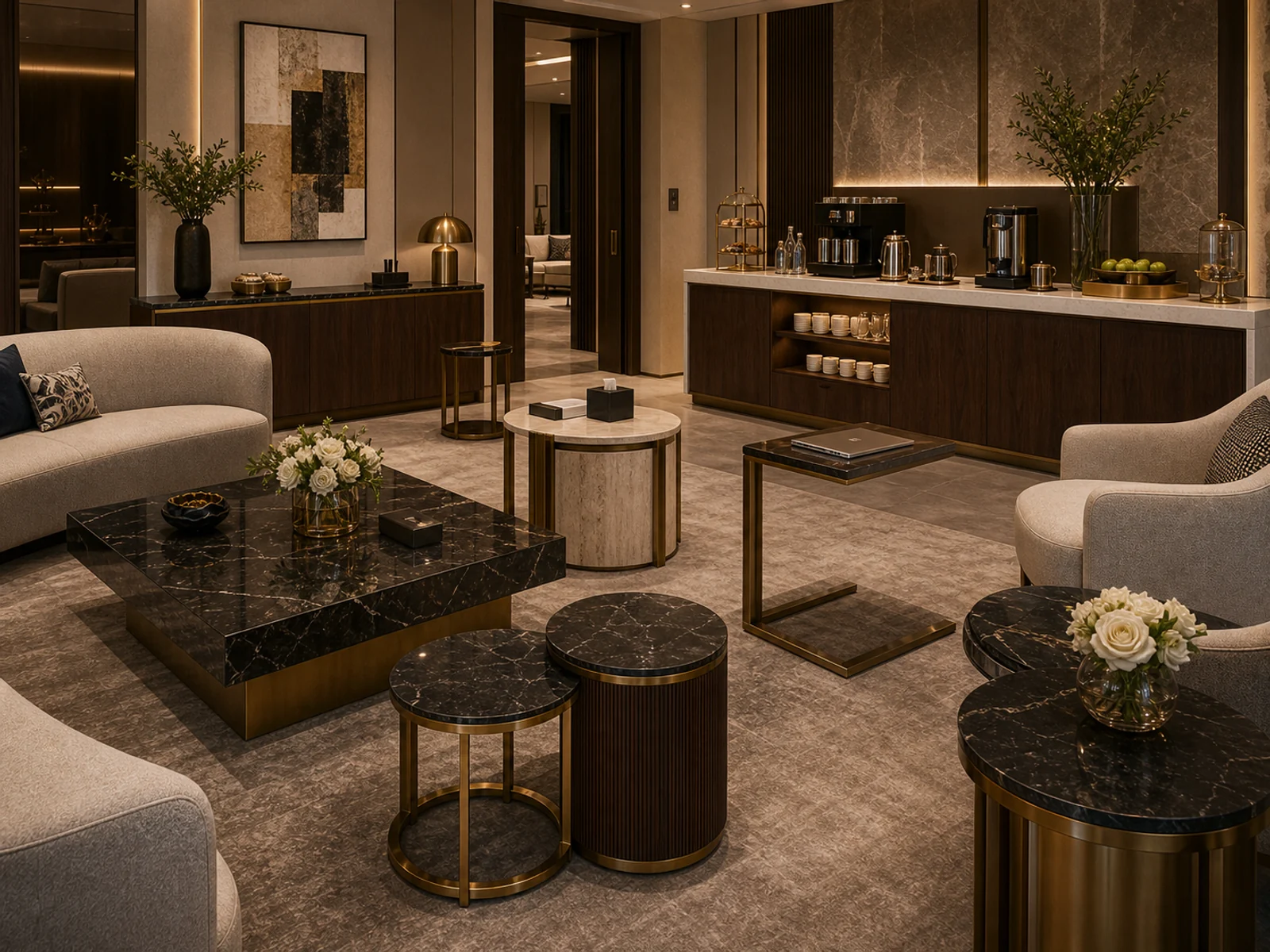 VIP Lounge Furniture - Tables & Service Furniture