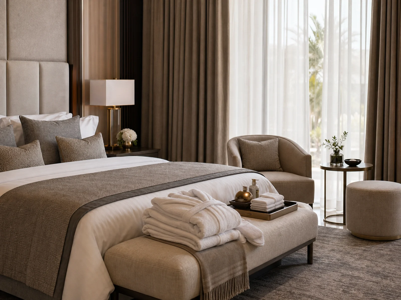 Hotel Guest Room Furniture - Textiles & Guest Details