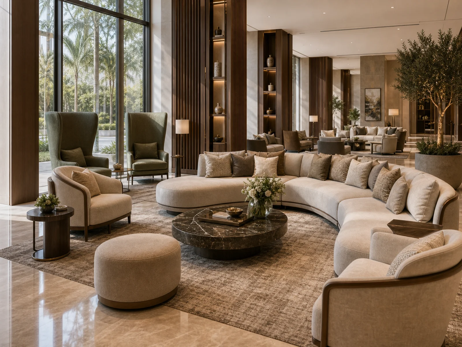 Hotel Lobby & Lounge Furniture - Lobby Lounge Seating