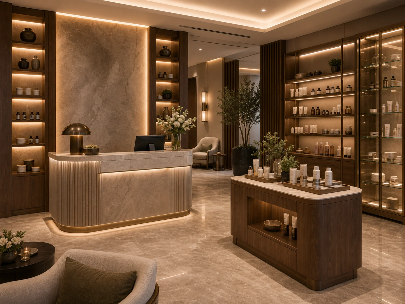 Spa & Wellness Furniture - Reception & Retail