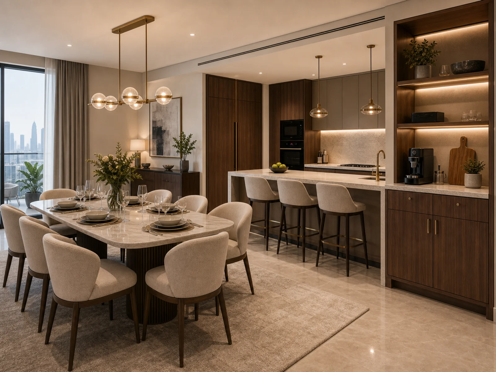 Apartment & Penthouse Furniture - Dining & Kitchen Support