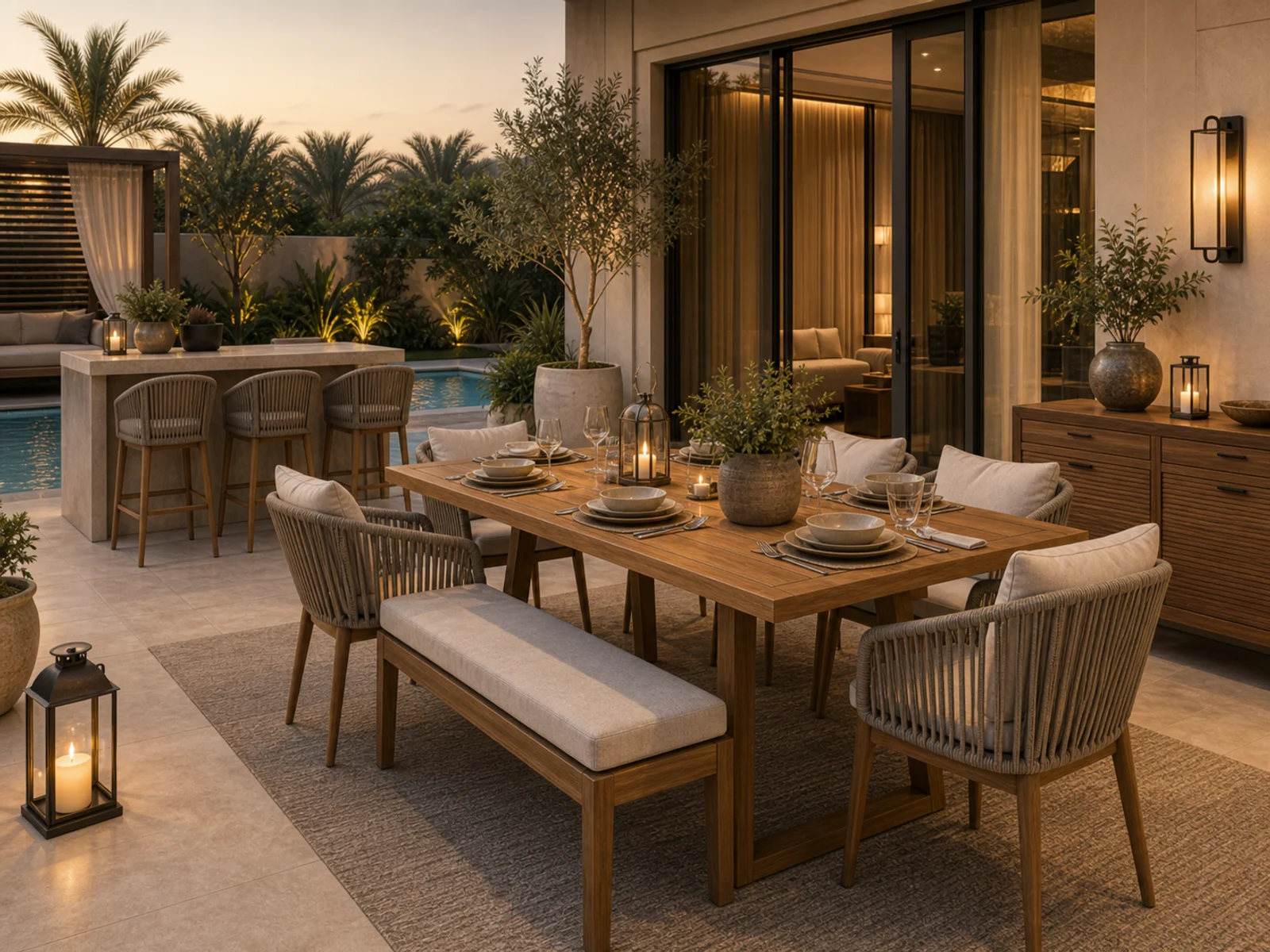 Outdoor Villa & Terrace Furniture - Outdoor Dining