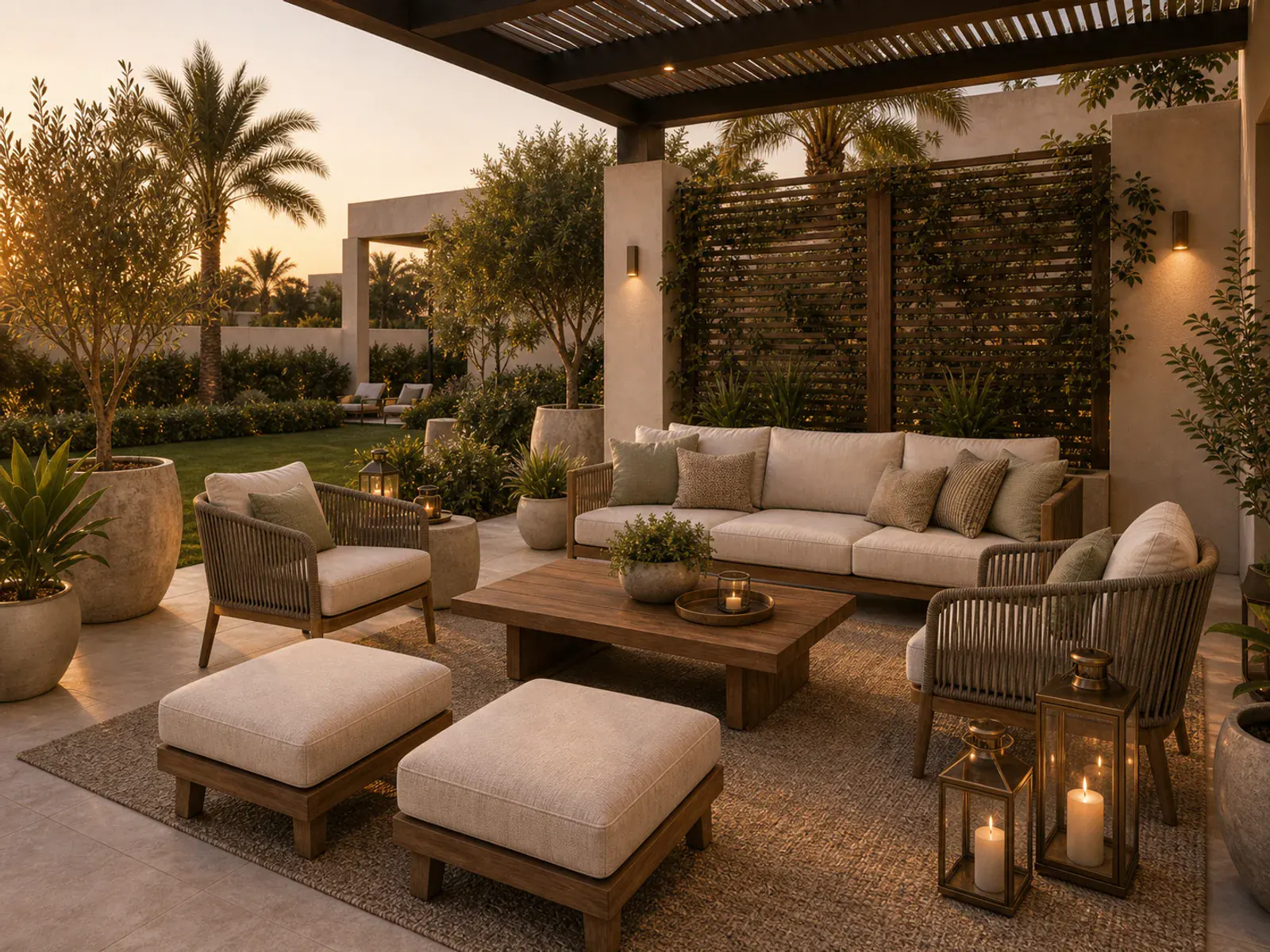 Outdoor Villa & Terrace Furniture - Garden & Lounge Areas
