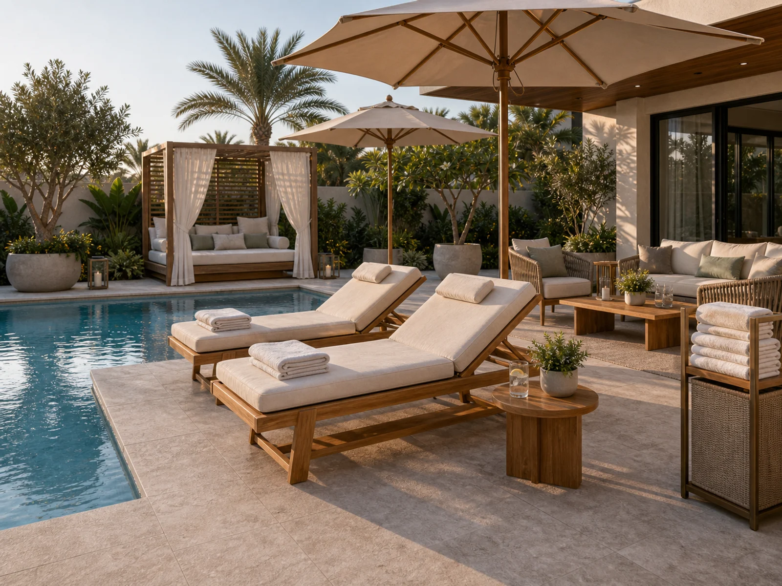 Outdoor Villa & Terrace Furniture - Pool Furniture